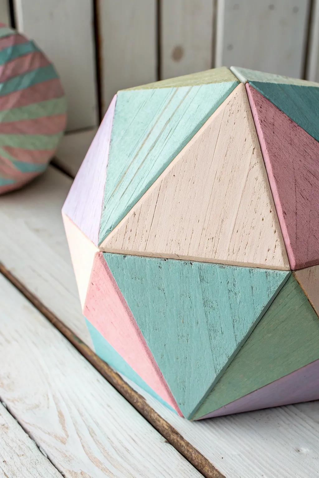 Transform your space with the elegance of handcrafted geometric art—where simplicity meets creativity.