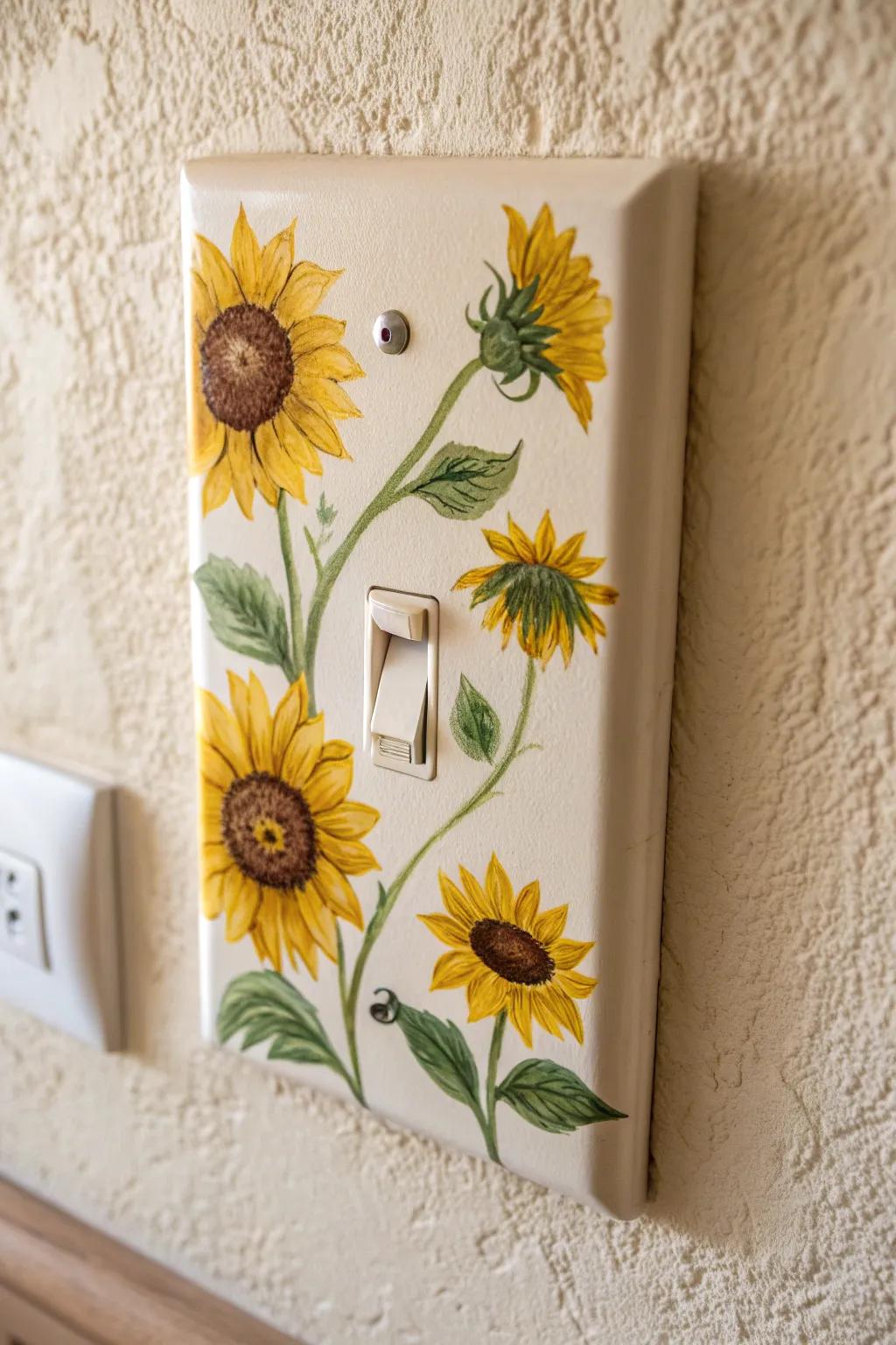 Illuminate your space with the warmth of sunflower fields, where simplicity meets artistry.