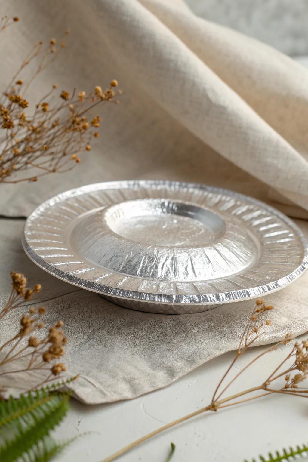 Craft your own cosmic creation with this chic paper plate flying saucer—perfect for adding a touch of whimsy to any space-themed celebration!