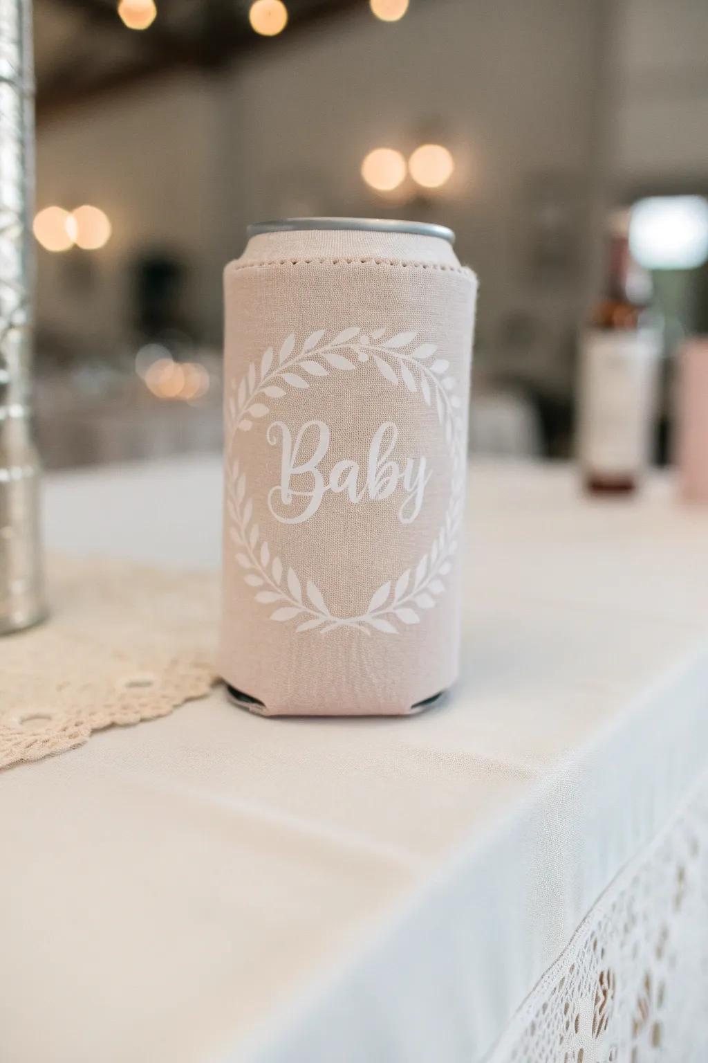 Crafted with love: Personalized koozies that turn moments into memories.