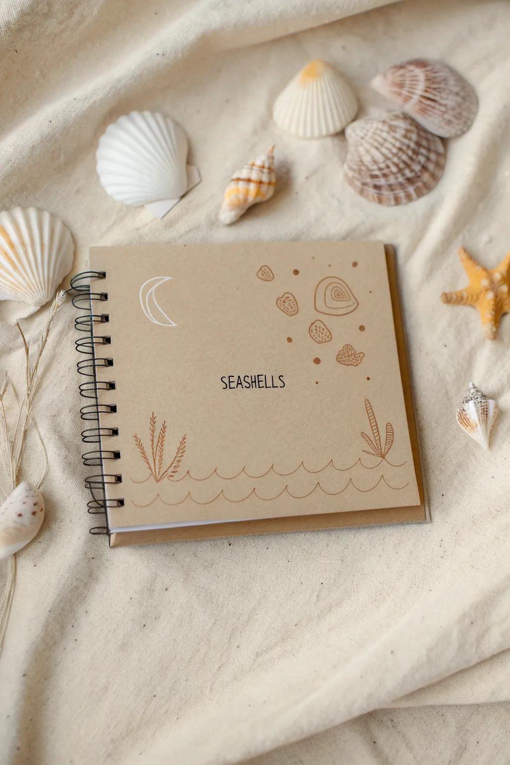 Capture your beach memories with the elegance of seashells; each one tells a story of the sea.