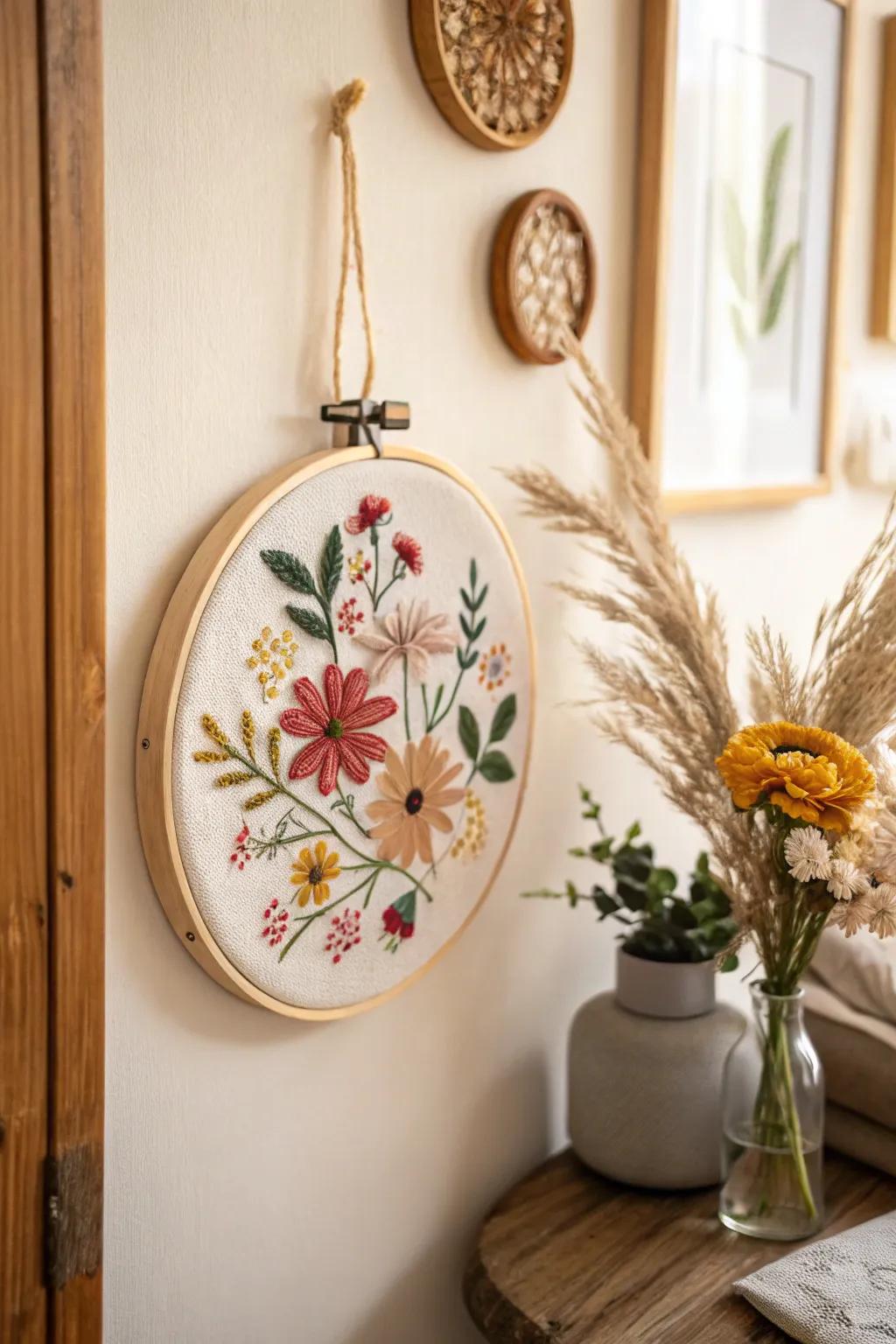 Stitching nature's beauty into every thread—discover the art of floral embroidery.