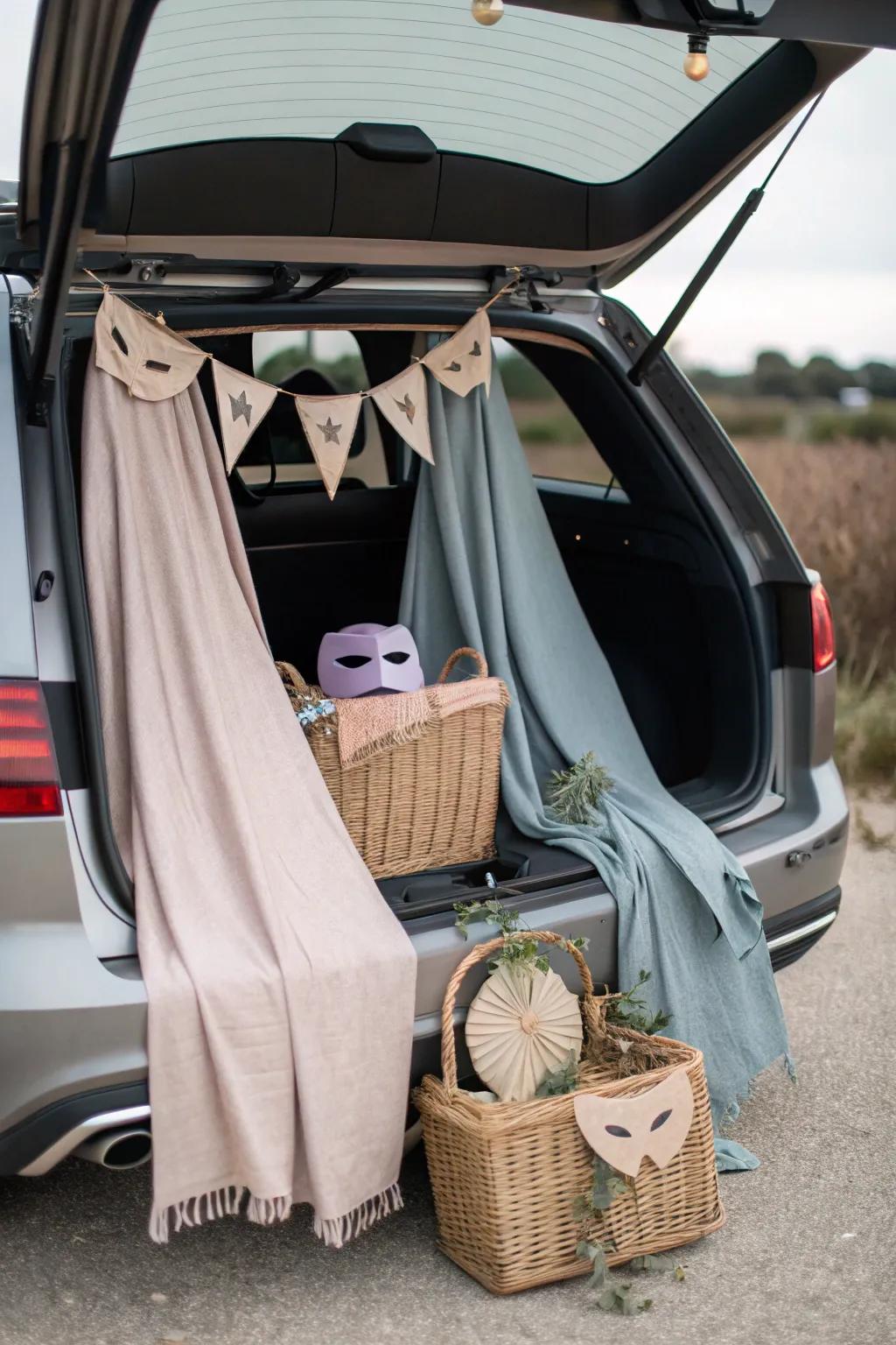 Transform your trunk into a superhero haven with minimalist charm and boho flair!