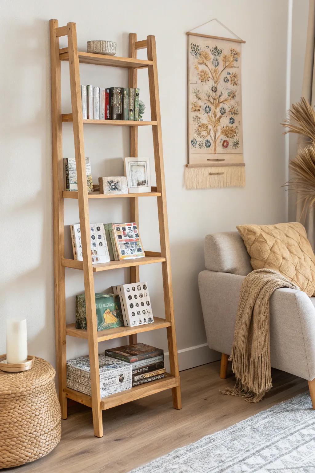 Elevate your game nights with stylish vertical shelving that marries function and beauty.