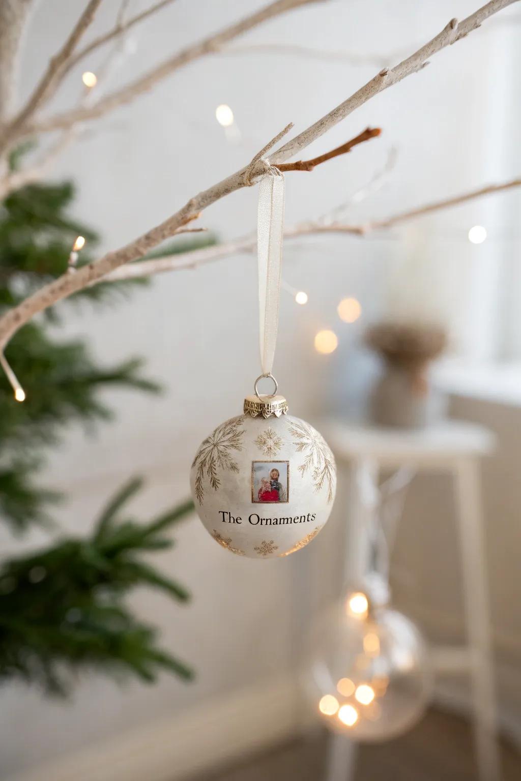 Celebrate friendship with a personalized ornament that brings cherished memories to life.