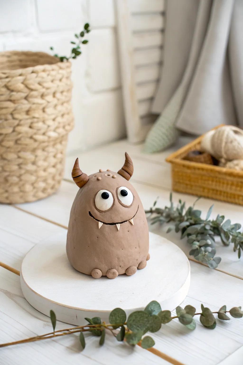Unleash your child's imagination with these adorable clay monsters!