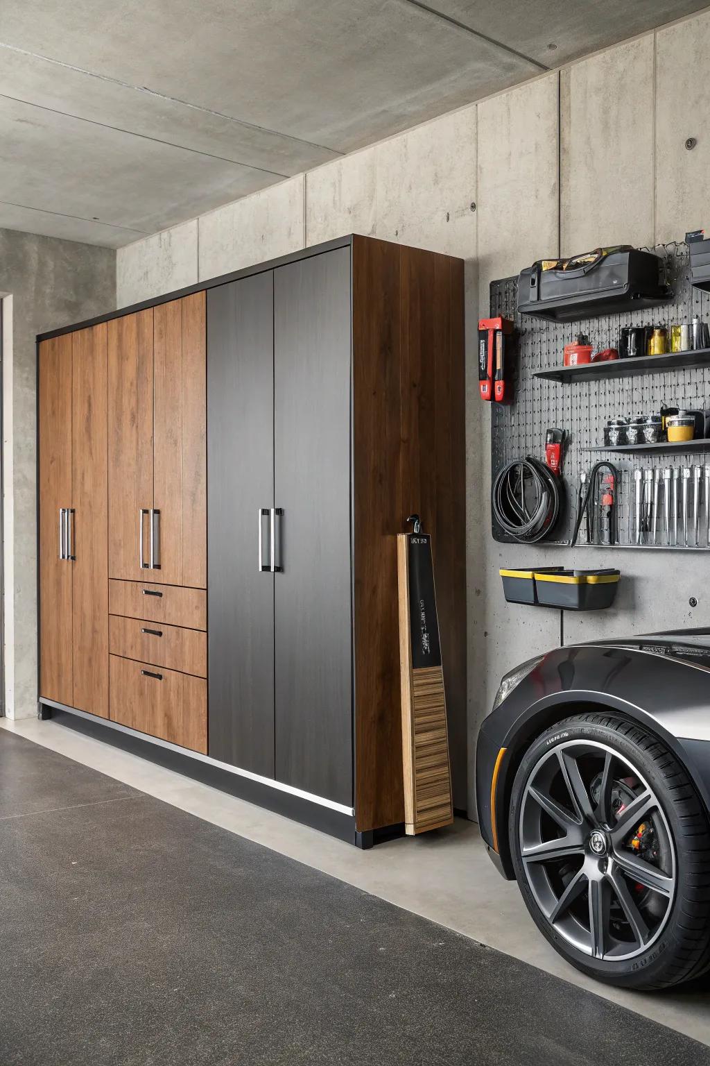 Transform chaos into order with sleek, wall-mounted storage solutions—find what you need, when you need it.