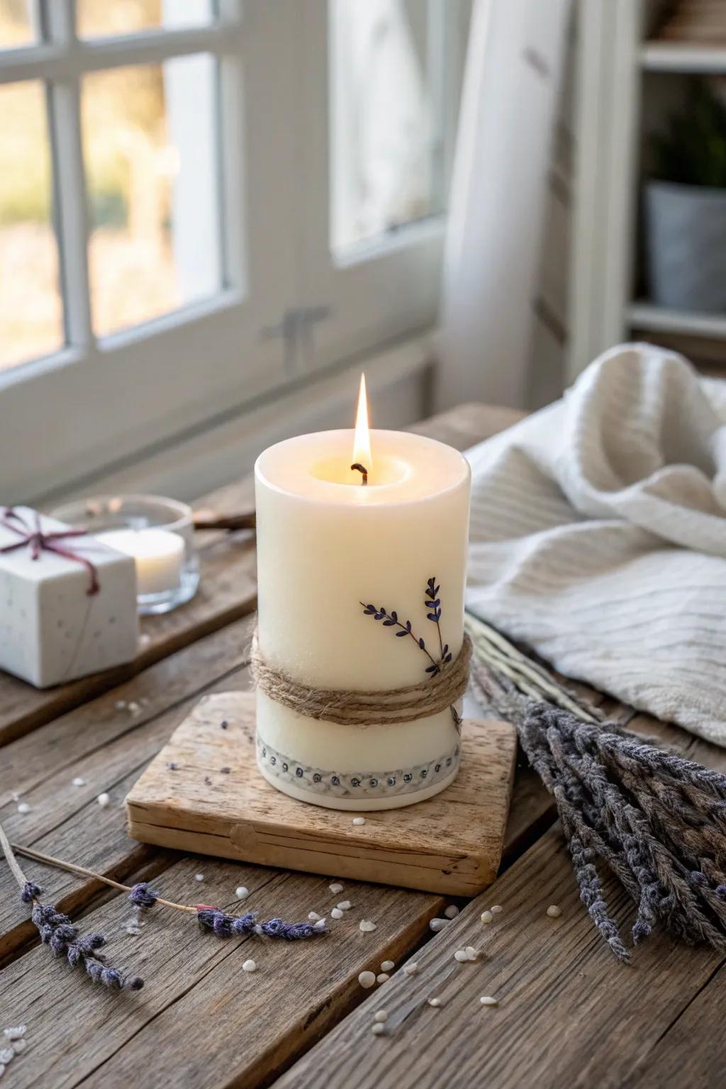Embrace the art of simplicity with hand-poured candles, where natural beauty meets crafted elegance.