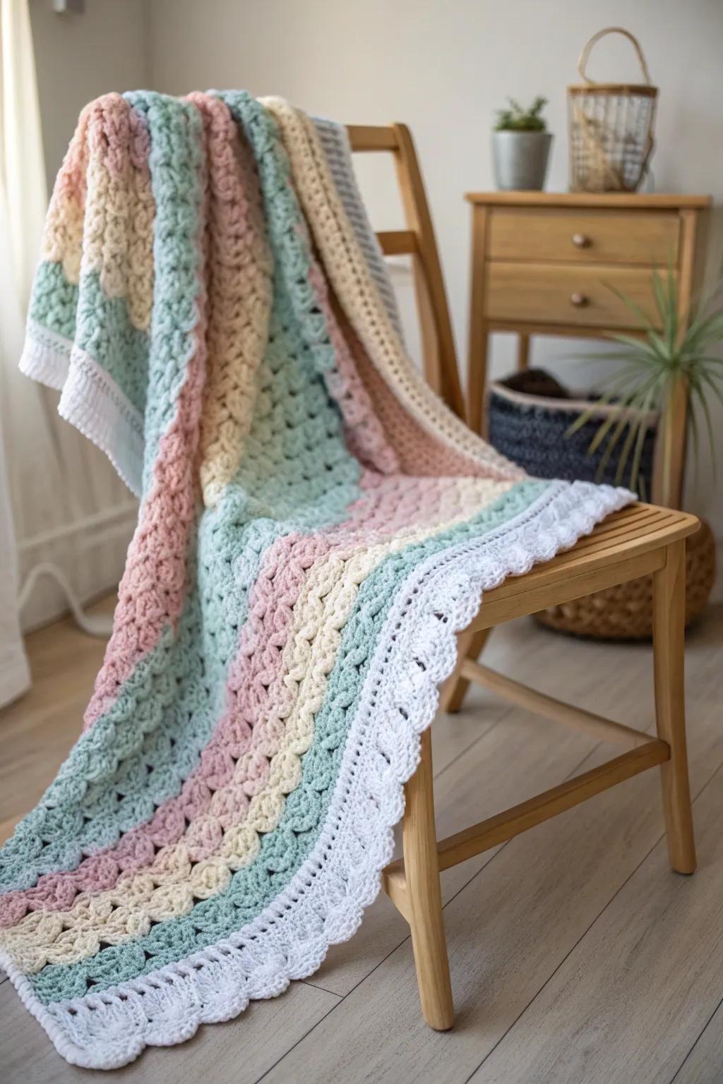 Embrace the Art of Crochet: Discover the Timeless Beauty of the Shell Stitch