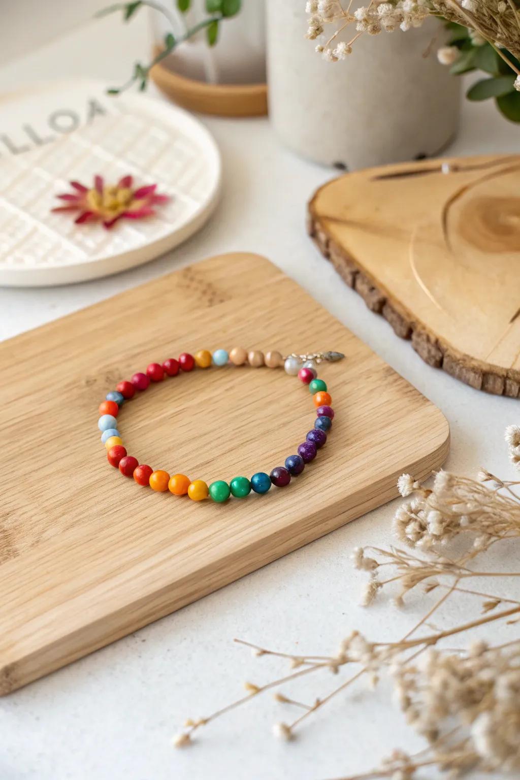 Craft your own colorful masterpiece with a playful bead mix!