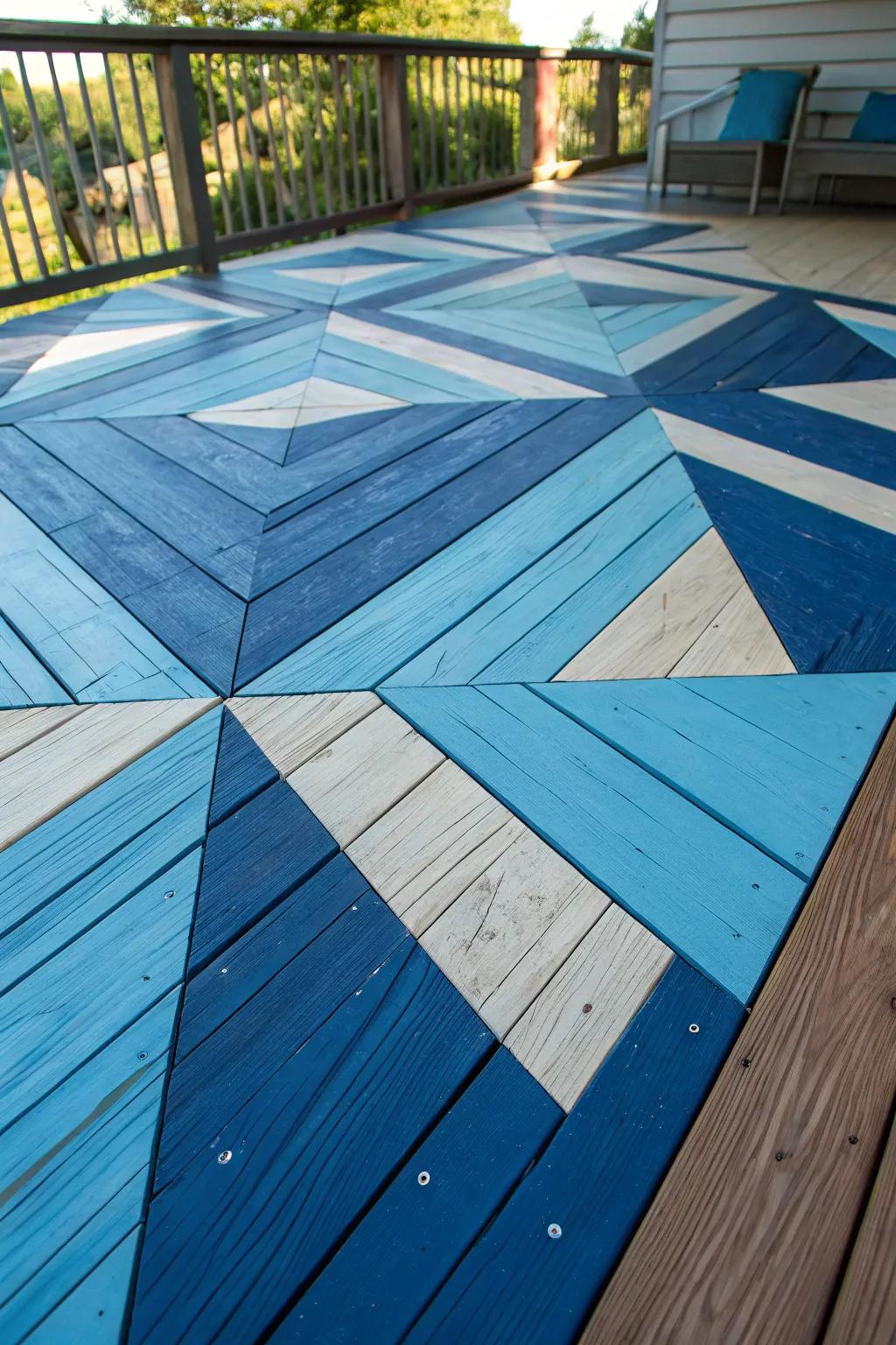 Elevate your outdoor space with bold geometric designs that define modern elegance.