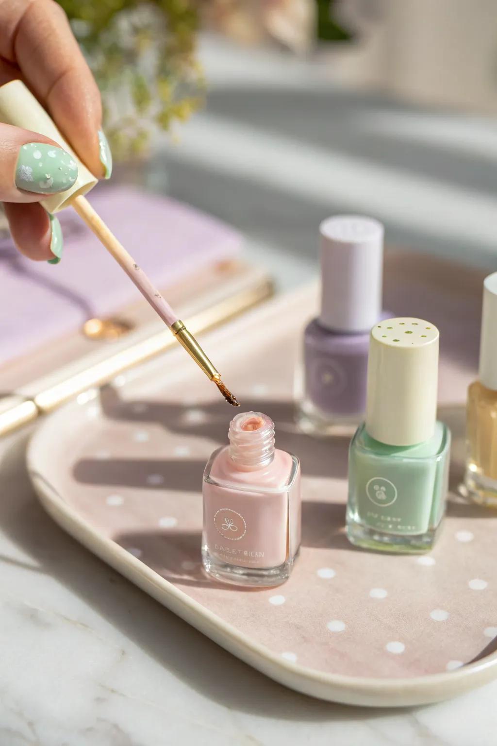 Craft your own polka dot delight with simple tools and a touch of creativity!