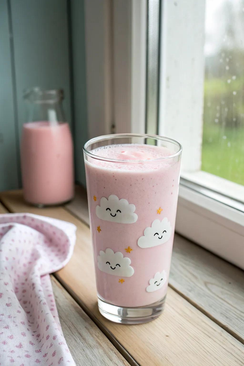 Sip the magic of Cloud Smoothies—where whimsy meets minimalism in every delightful sip!