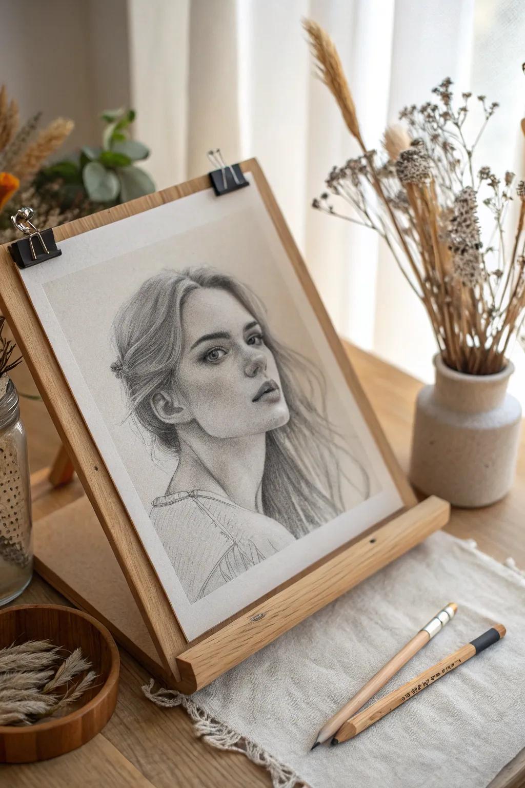 Embrace the art of detailed portraits – each sketch tells a unique story.