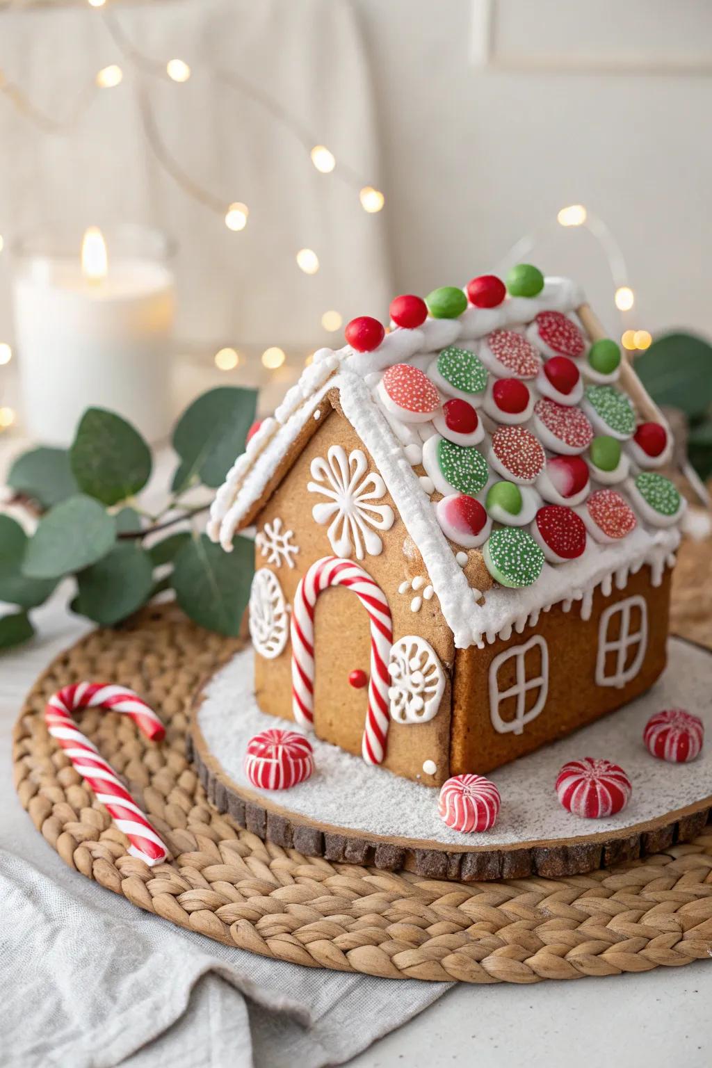 Embrace the magic of the season with a Classic Candy Cottage, where timeless traditions meet minimalist elegance.