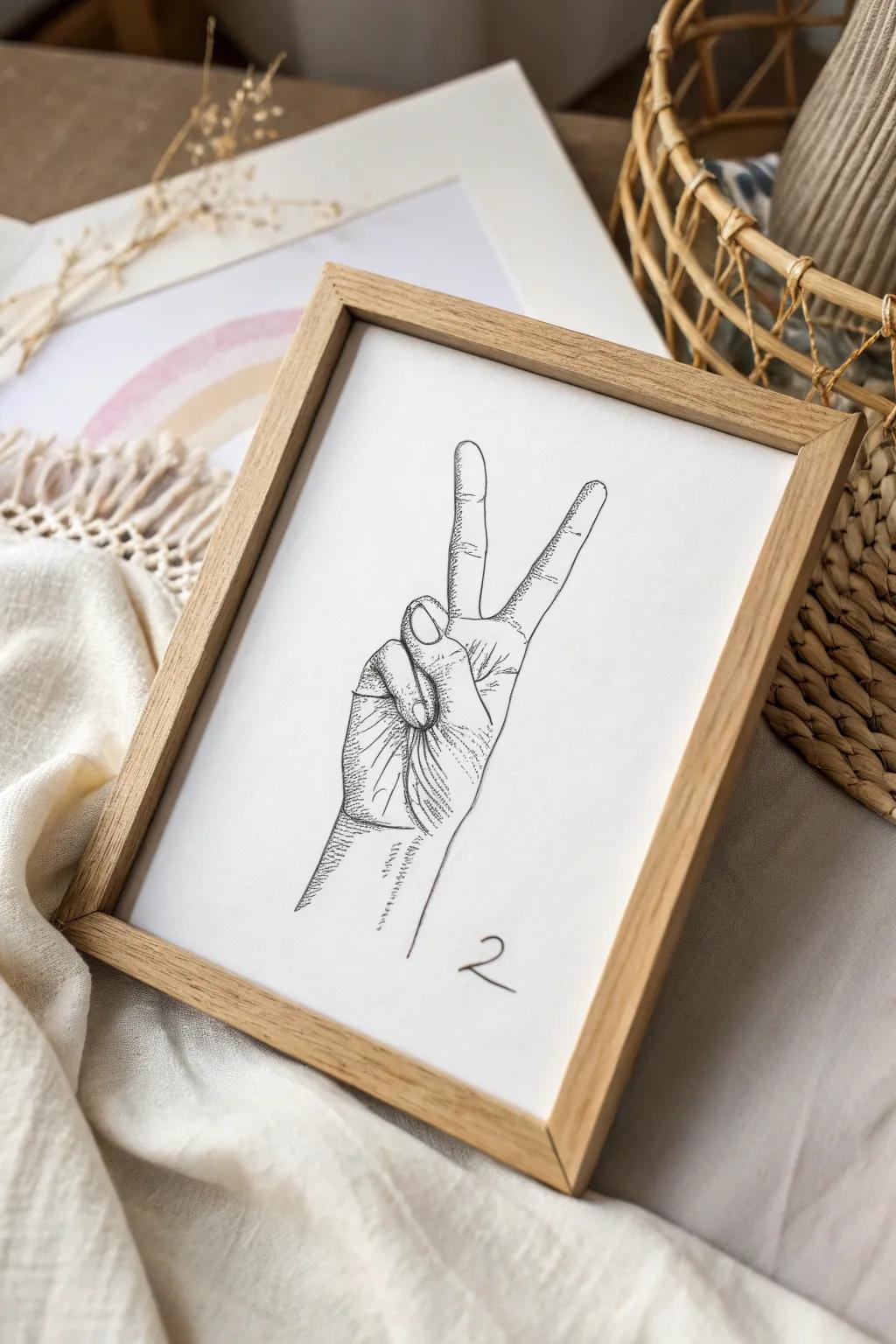 Expressive Elegance: Capturing the Artistry of Hand Gestures in Minimalist Sketches