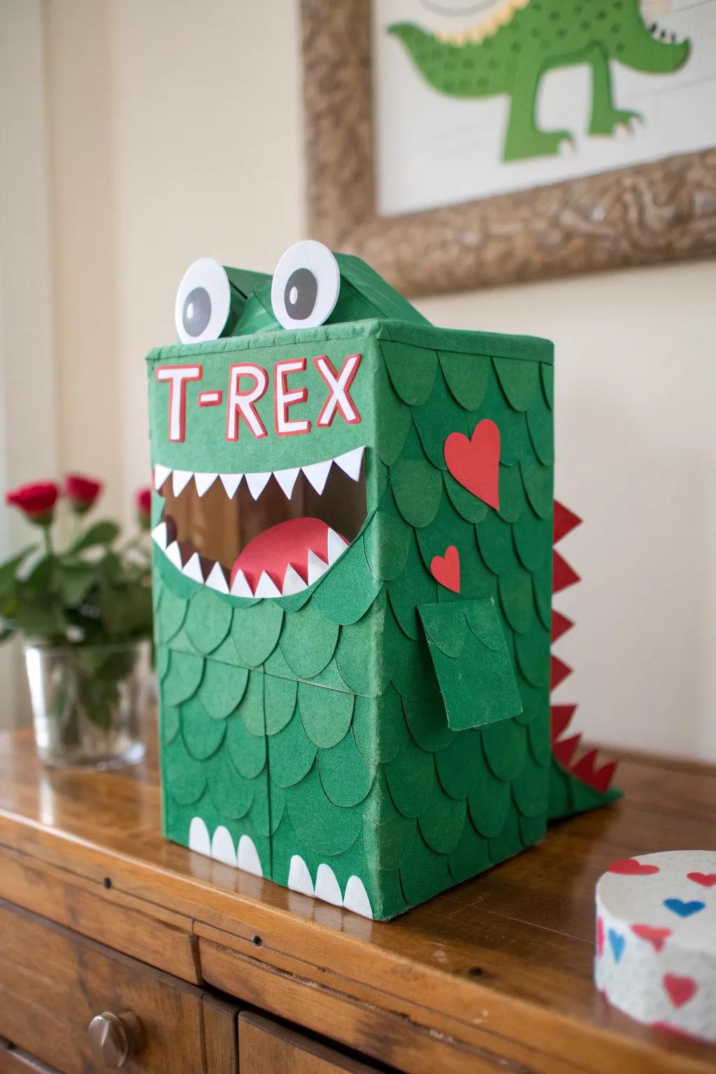 Unleash the charm of the Classic T-Rex Surprise, where valentines meet creativity!