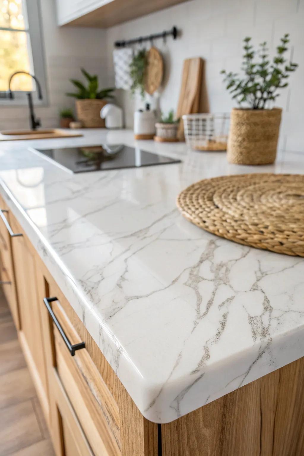Transform your kitchen effortlessly with the charm of contact paper—minimal cost, maximum impact.