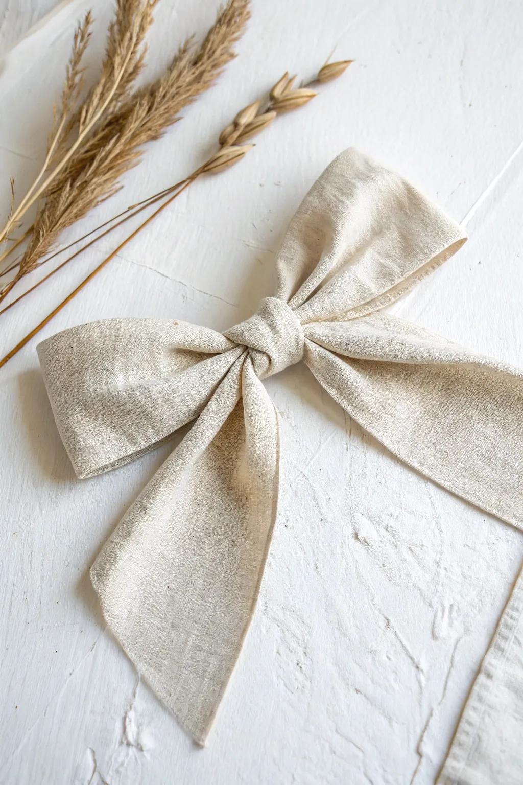Timeless elegance in a simple bow – the perfect touch for any occasion.