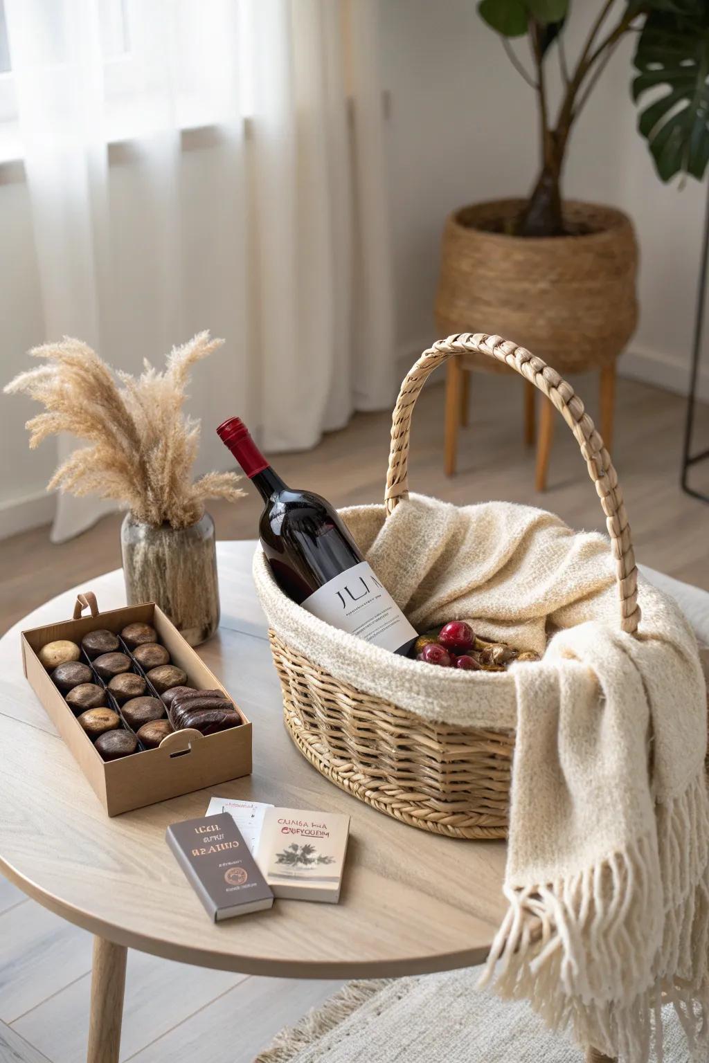 Elevate your date night with a touch of Scandinavian minimalism and boho chic. 🍷✨