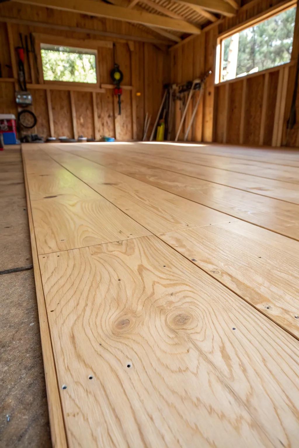 Craftsmanship Defined: The Elegance of a Classic Plywood Shed Floor