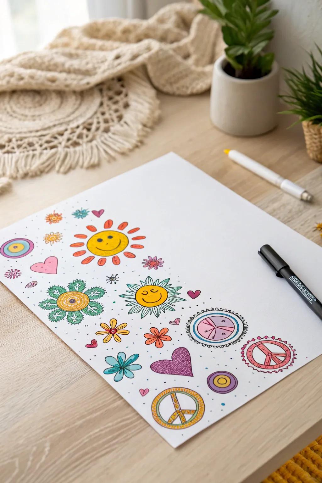 Unleash your creativity with vibrant Posca doodles!