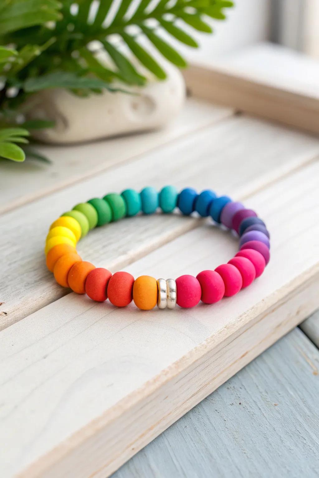 Brighten your day with a splash of rainbow elegance!