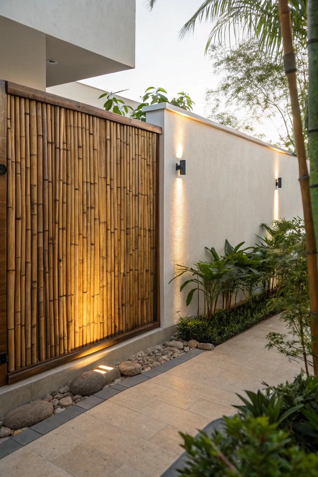 Elevate your outdoor space with the timeless elegance of bamboo—a renter-friendly solution for instant zen and privacy.
