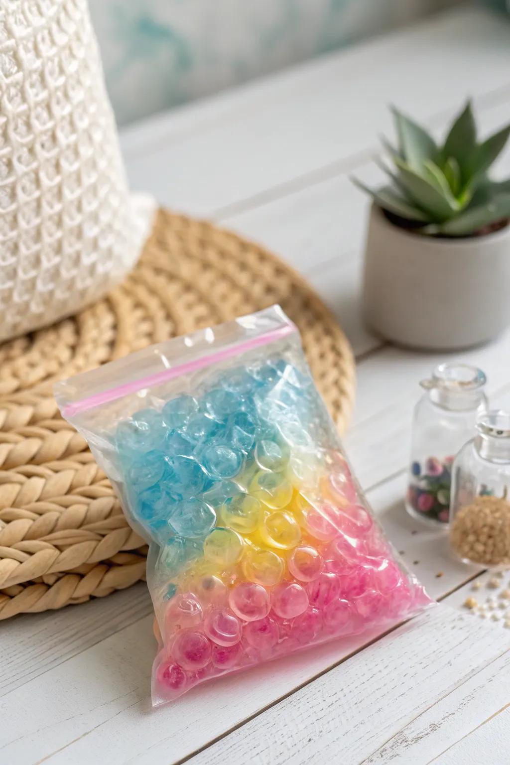 Discover the magic of color blending with this enchanting sensory bag!