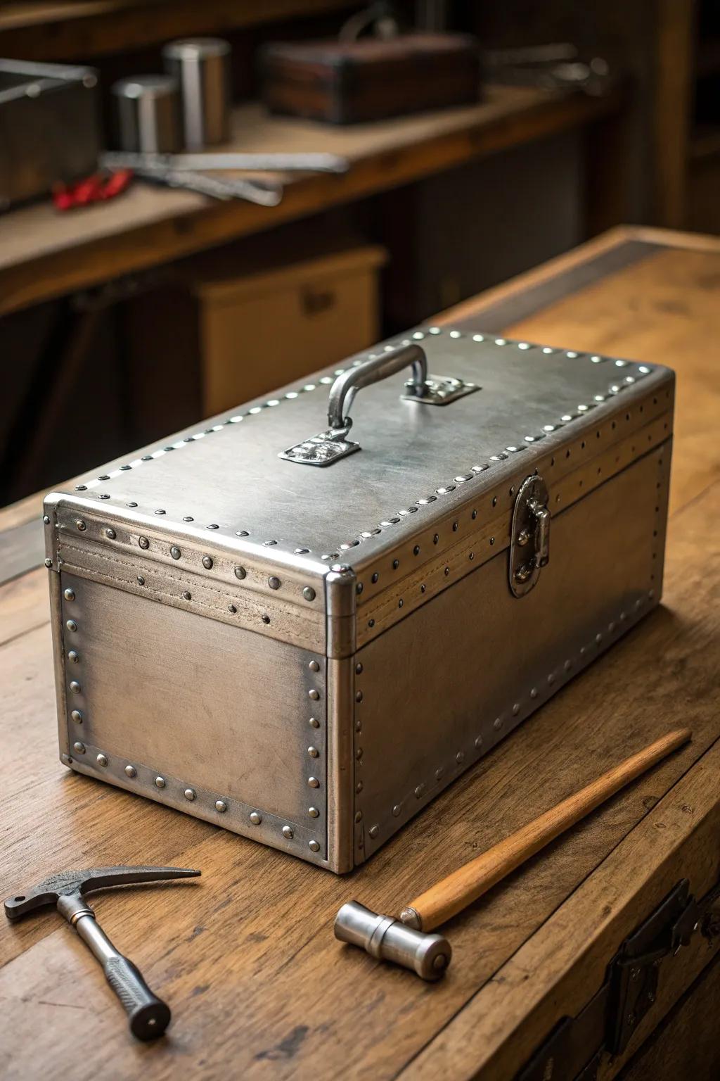 Elevate your organization game with custom-crafted sheet metal storage boxes.