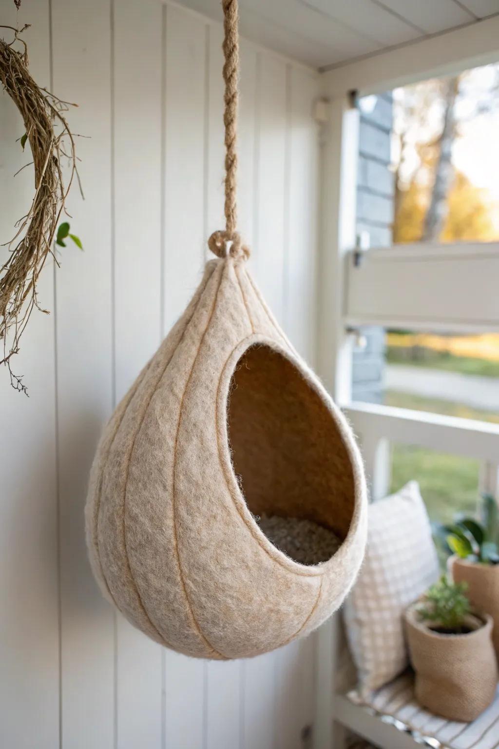 Embrace the cozy charm of nature with these handcrafted organic pods, perfect for adding a touch of natural beauty to your space.