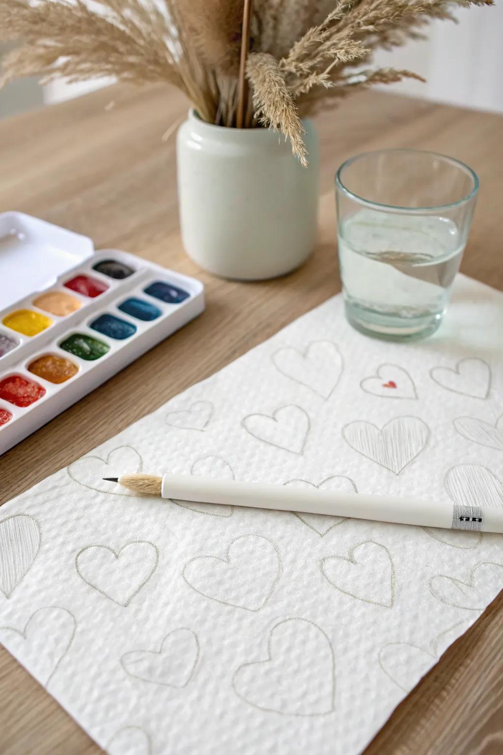 Unveil the magic of love with mystery message hearts.