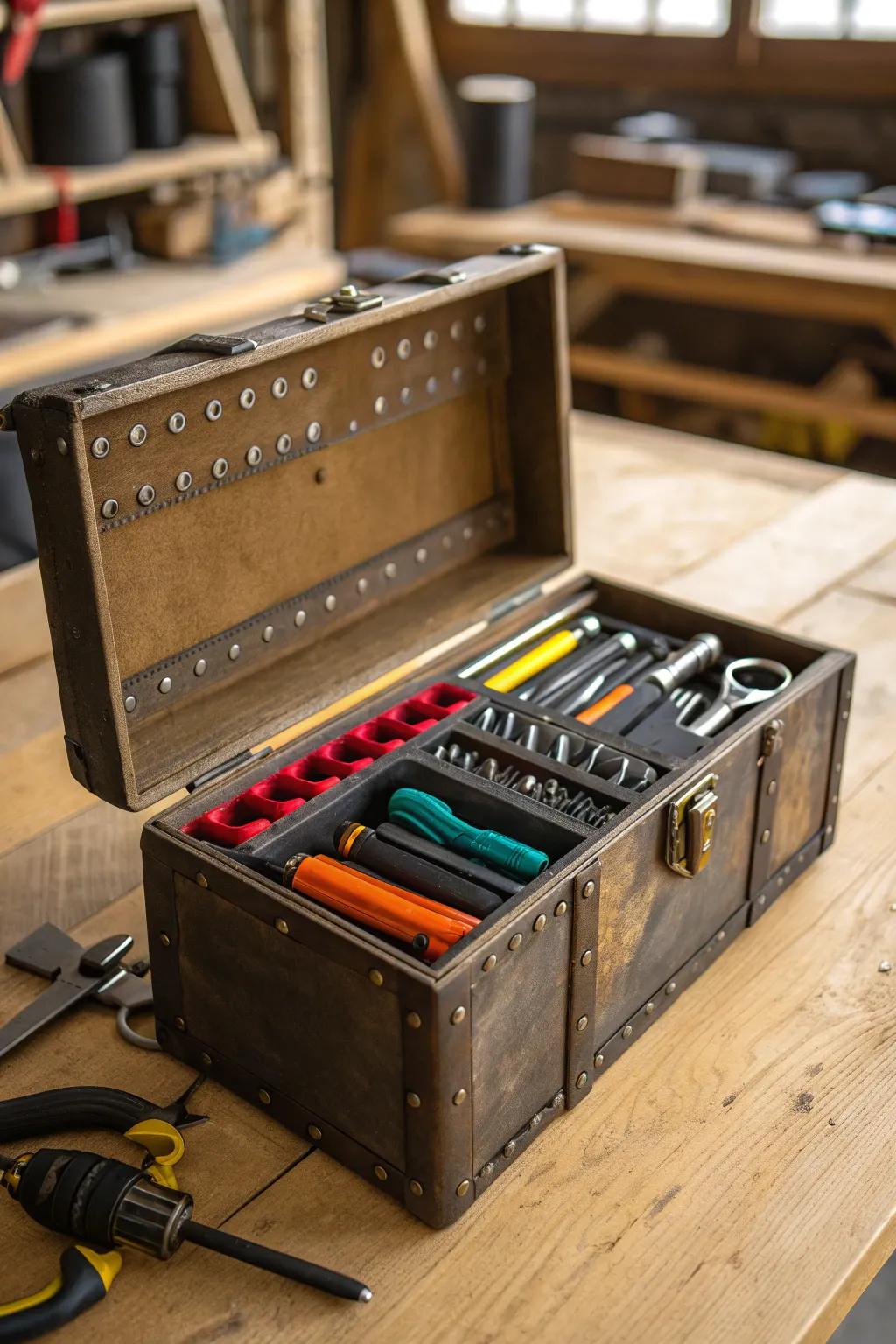 Elevate your toolbox game: A modern twist on a classic, blending functionality with style.