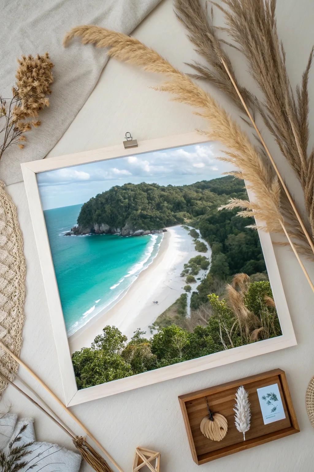 Manifest your dream getaway with a vision board that transports you to paradise.