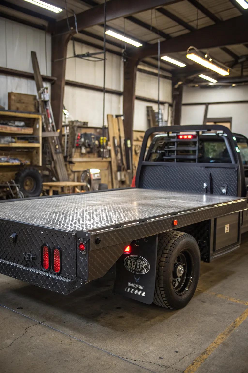 Masterpiece on Wheels: A Custom Flatbed That Marries Function and Craftsmanship.