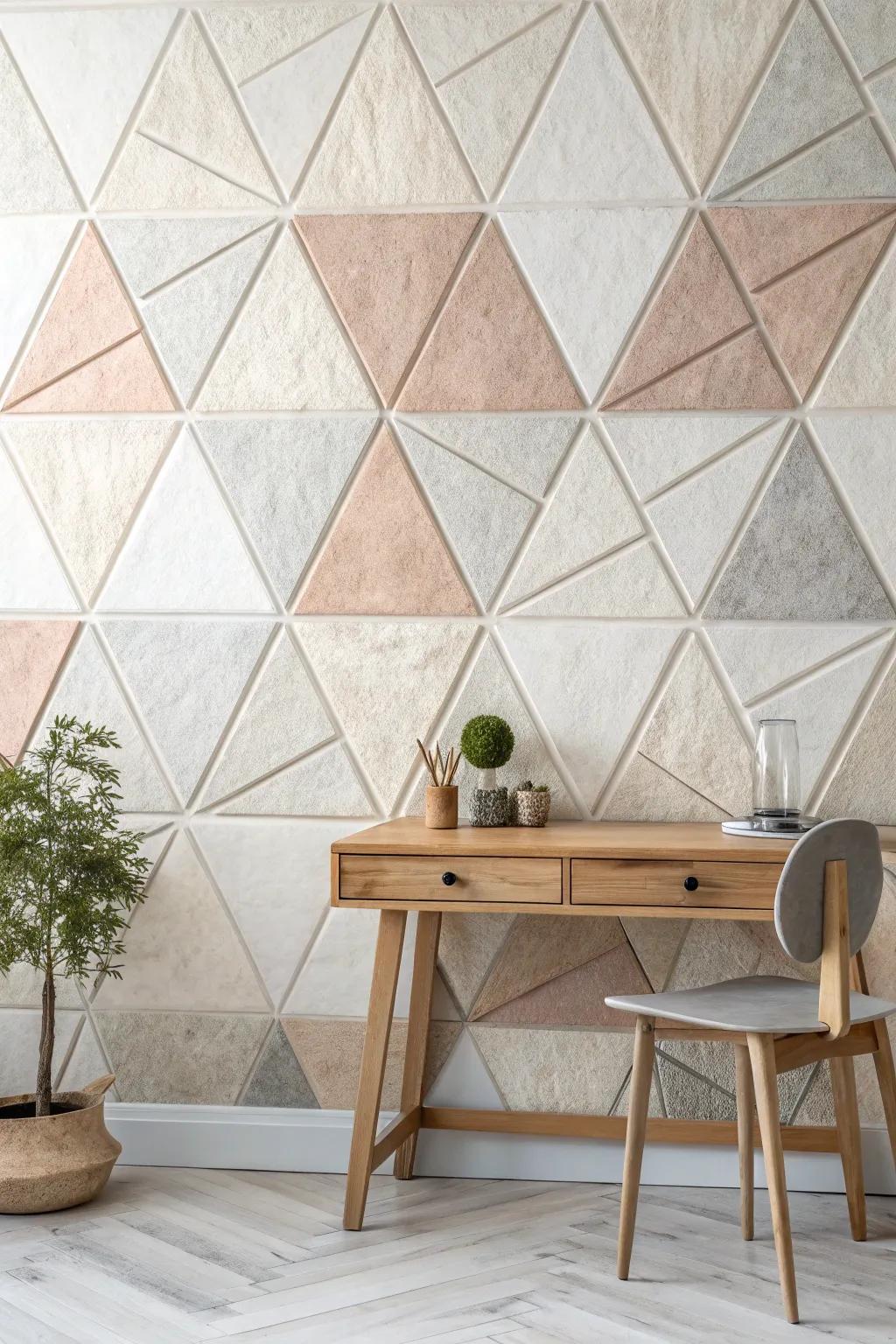 Elevate your space with a handcrafted 3D wall mural—simplicity meets artful charm.