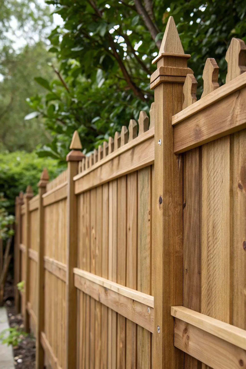 Craftsmanship that stands the test of time: Discover the beauty and durability of pressure-treated wood fences.