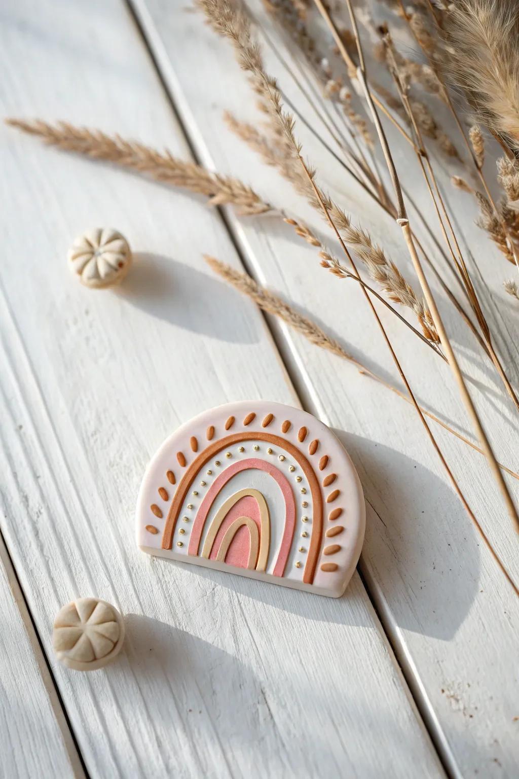 Add a touch of whimsical charm to your kitchen with handcrafted clay magnets.