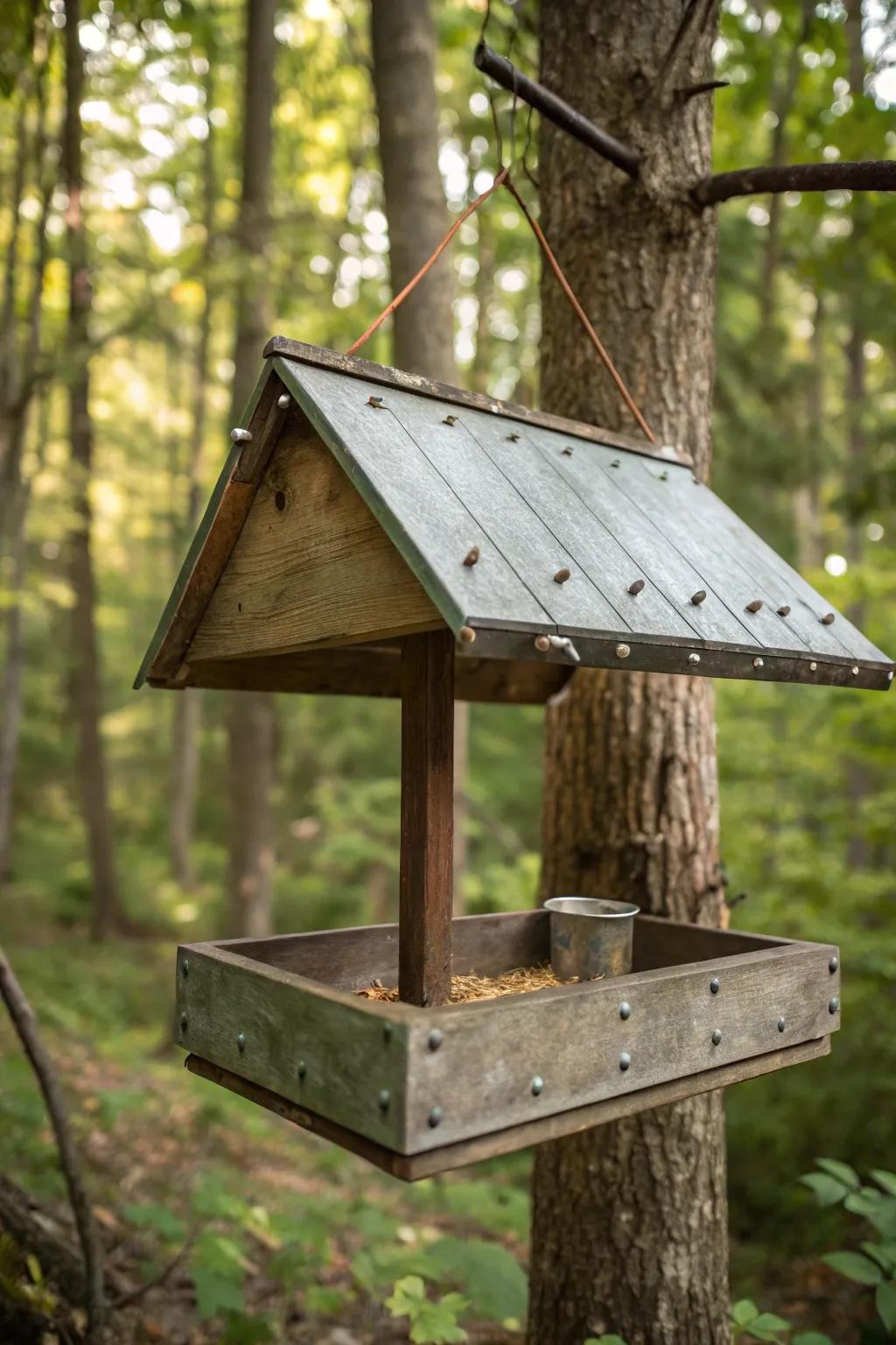 Craftsmanship meets nature: Ingenious baffles keep bears at bay.