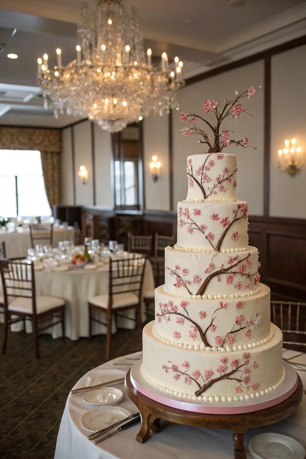 A multi-tiered marvel that makes a grand statement.