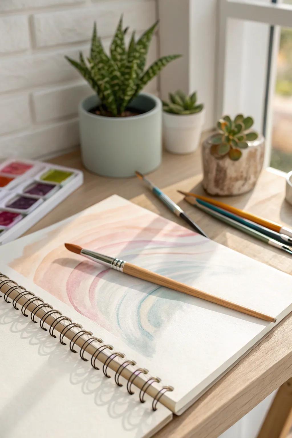 Unleash your creativity with whimsical watercolors - where simplicity meets artistry.