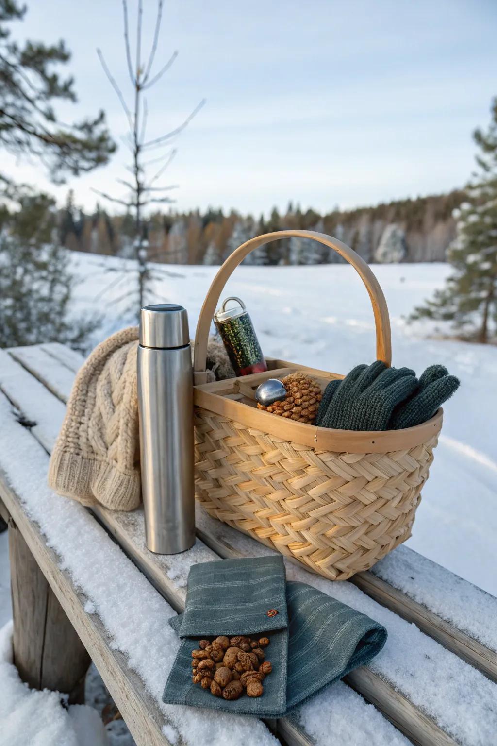 Embrace winter's beauty with a touch of warmth and style. #WinterAdventure #ScandiBoho