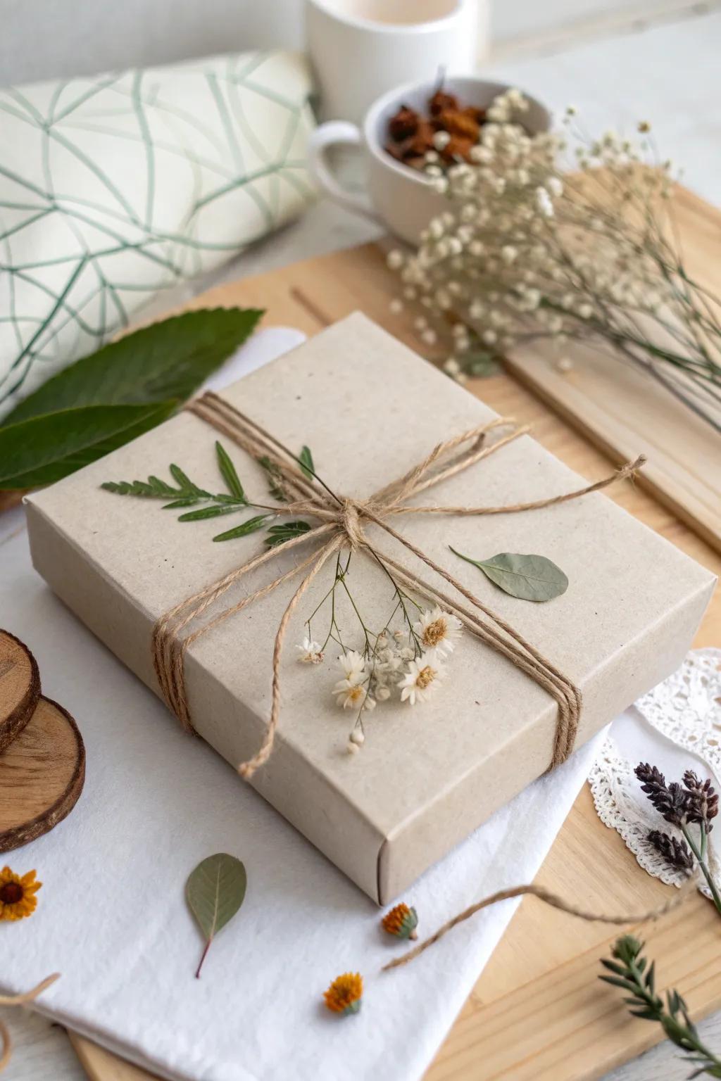 Transform cereal boxes into stunning eco-friendly gift boxes with a minimalist boho twist.