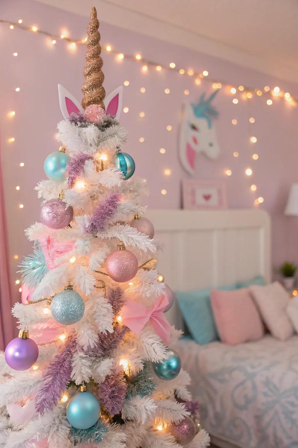 A unicorn-themed tree that adds a touch of magic to your decor.