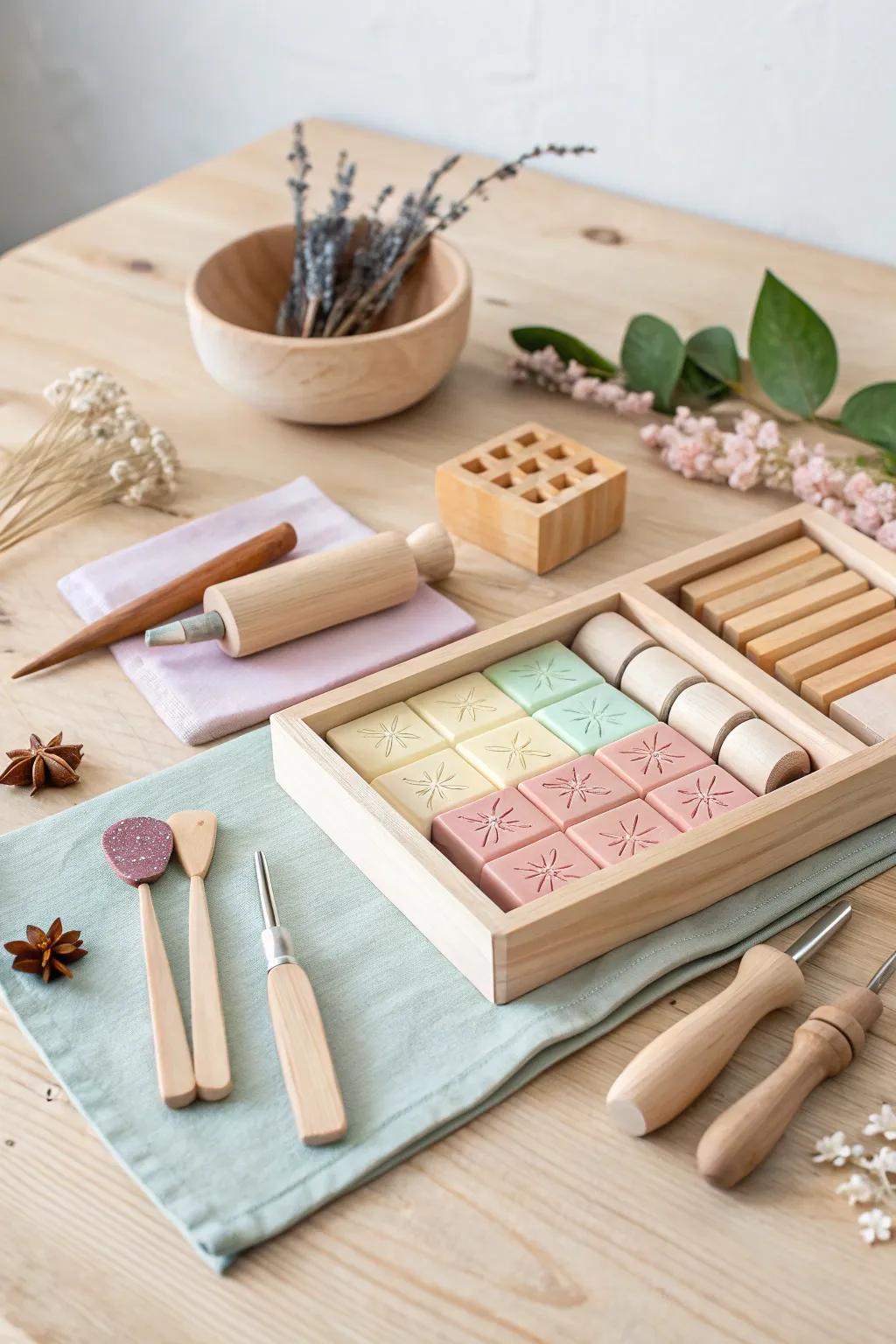 Unleash creativity with our charming DIY clay craft kit - perfect for little artists on a rainy day!
