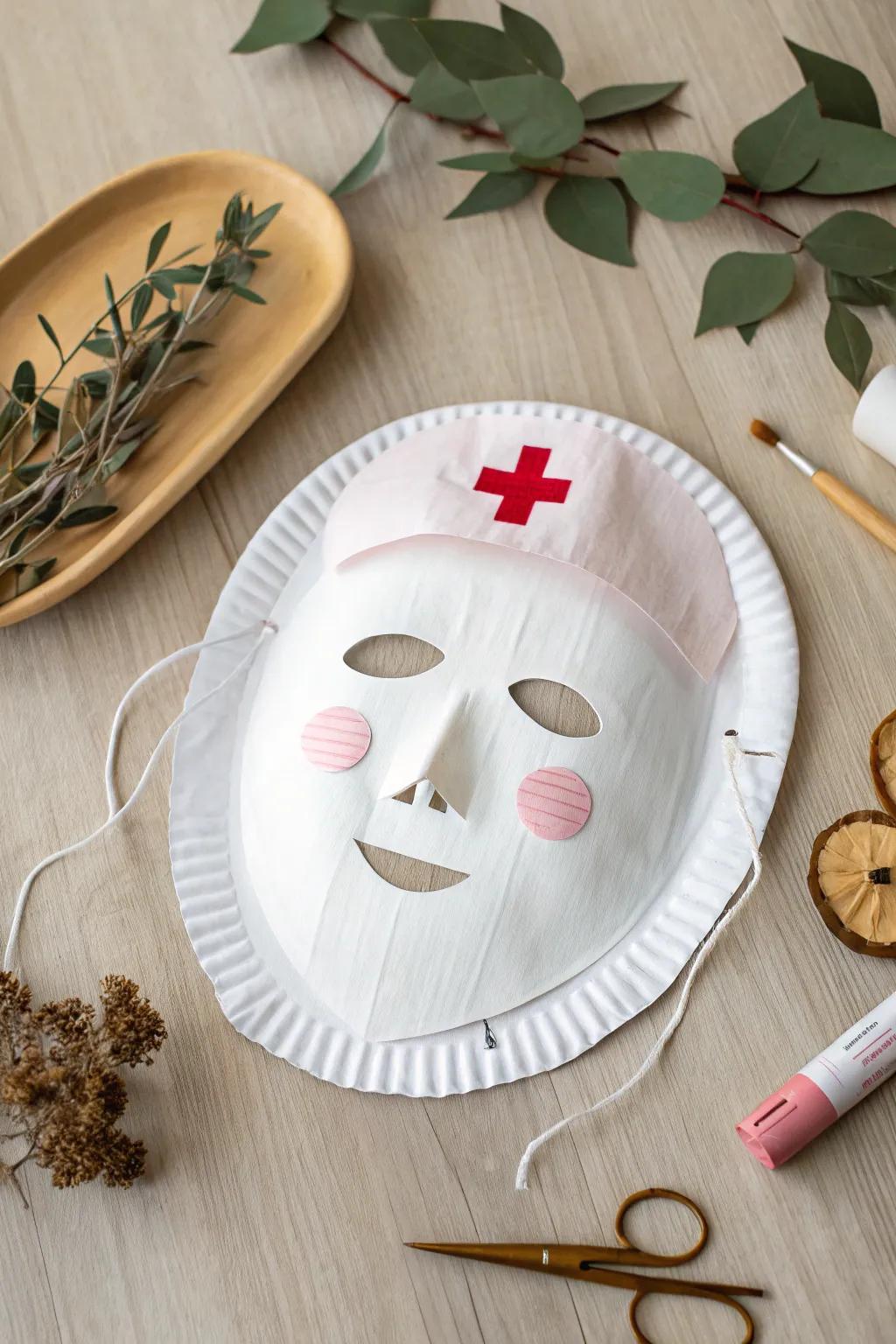 Crafting Connections: Embrace simplicity and creativity with these charming community helper masks. Perfect for playful learning and imaginative play!