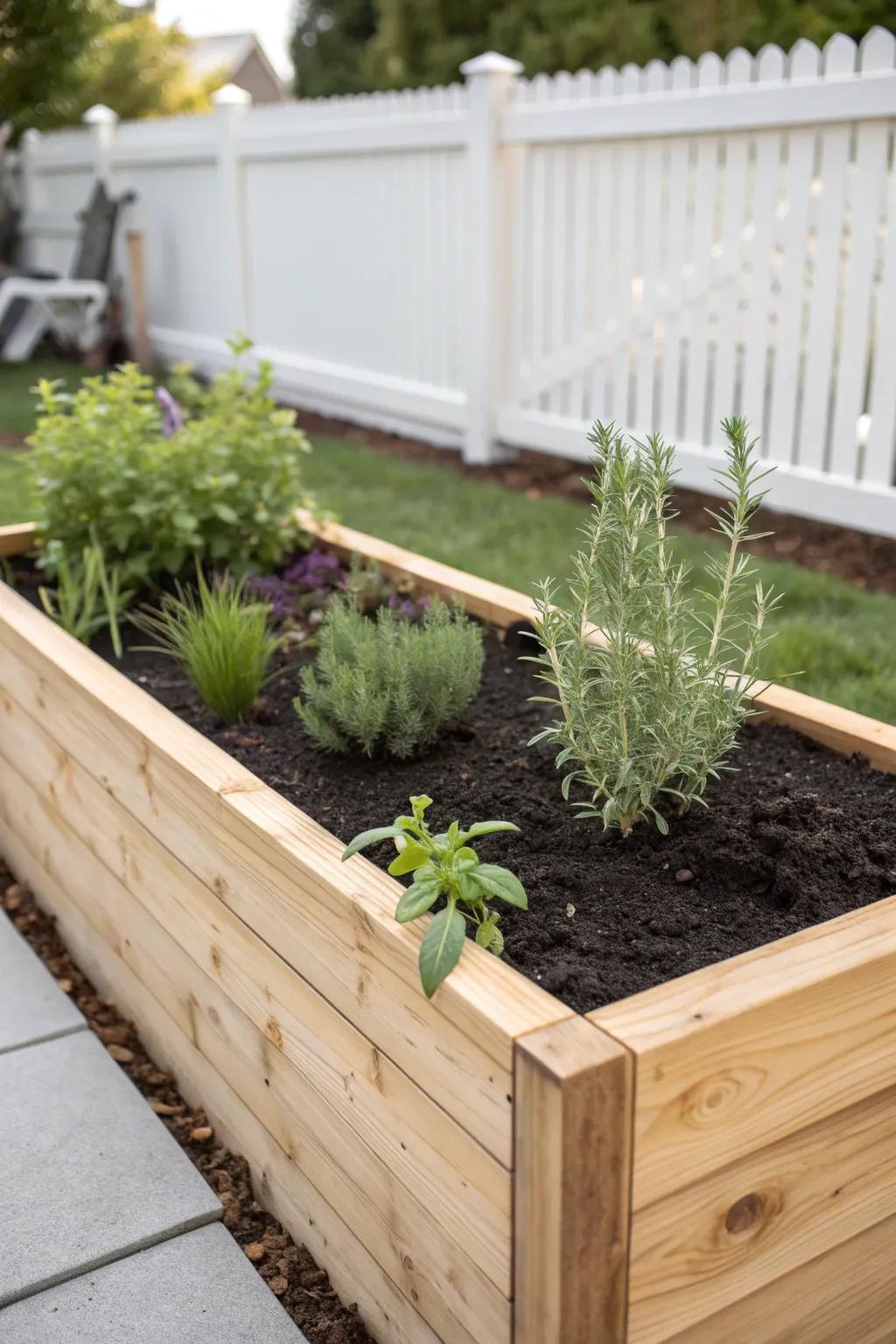 Transform your garden with a chic raised bed compost setup—where style meets sustainability.