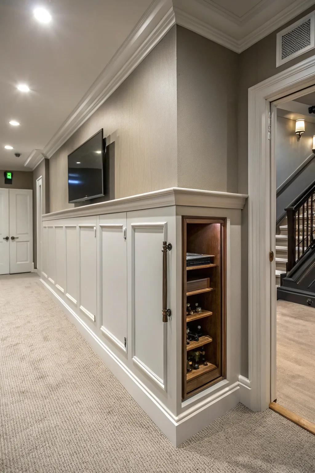 Discover the elegance of hidden storage – where functionality meets craftsmanship.