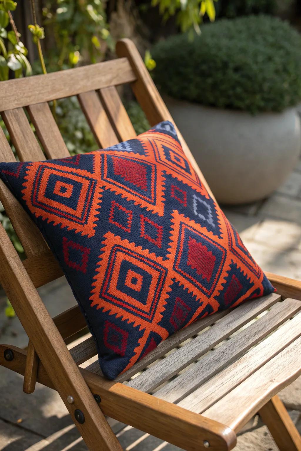 Elevate your deck's style with a touch of bold craftsmanship.