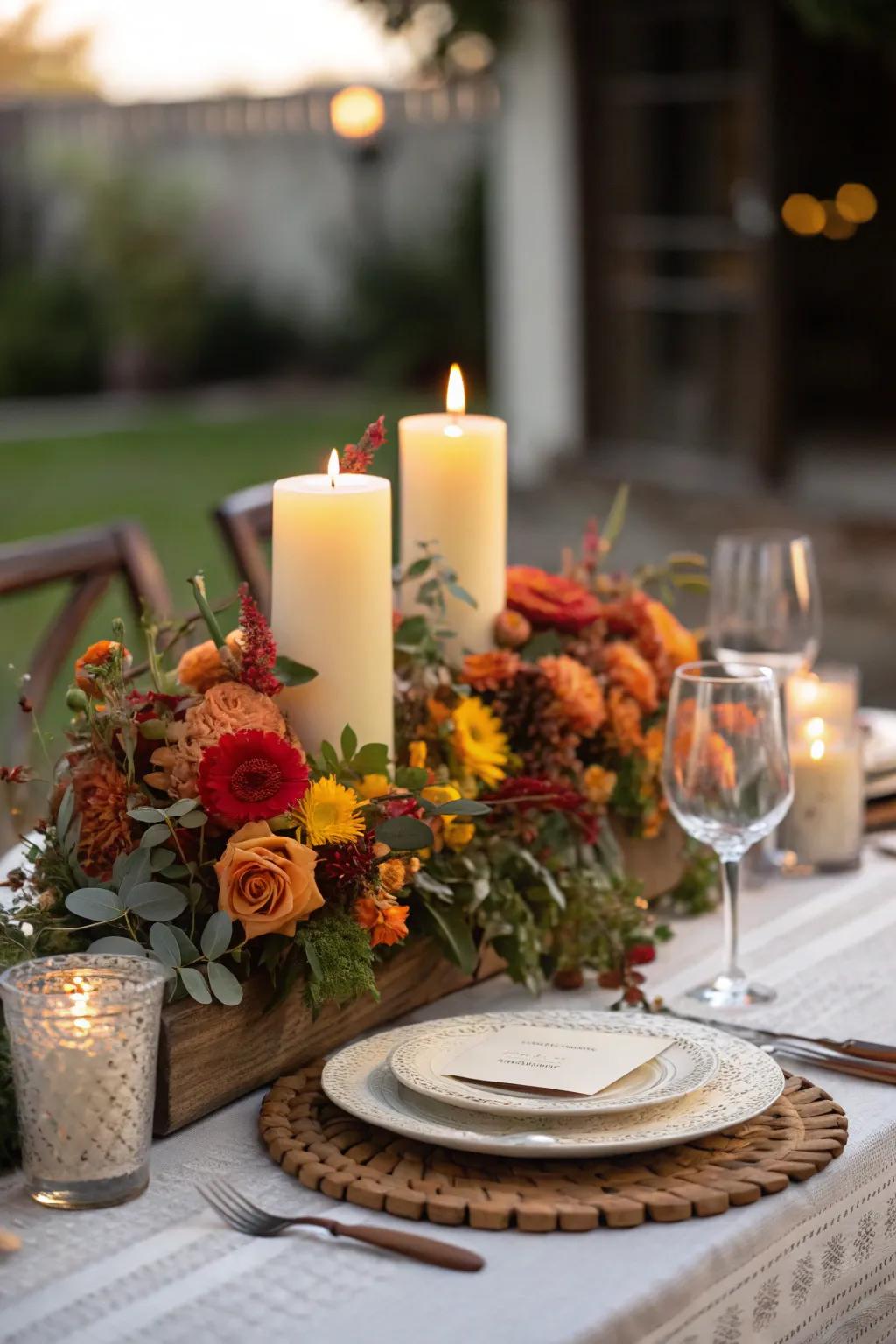 Craft a captivating centerpiece with everyday items.